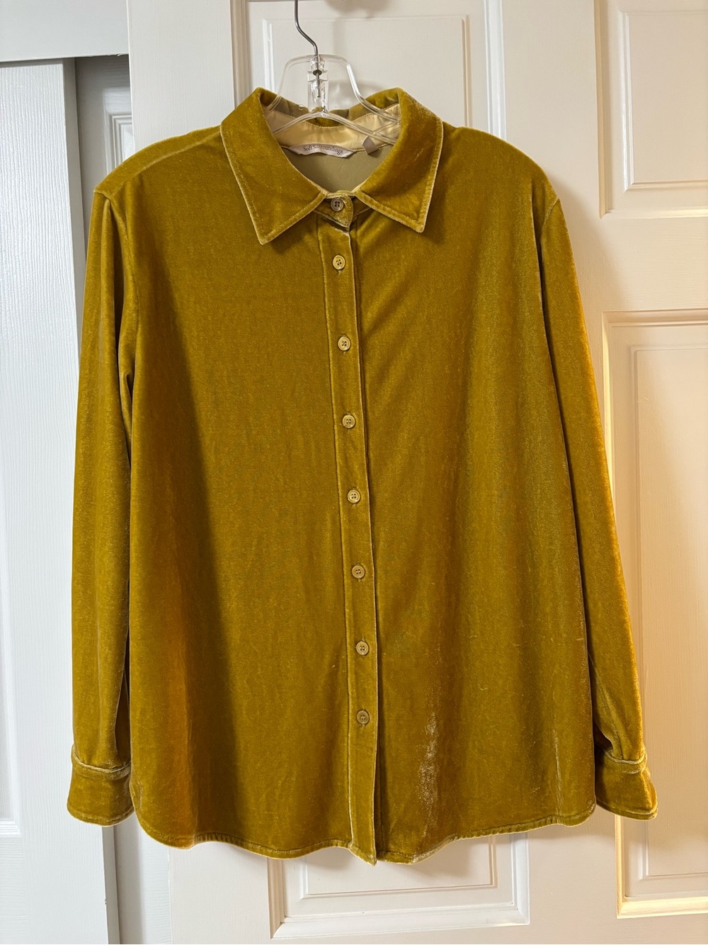 Soft Surroundings Velvet Button-Front Tunics